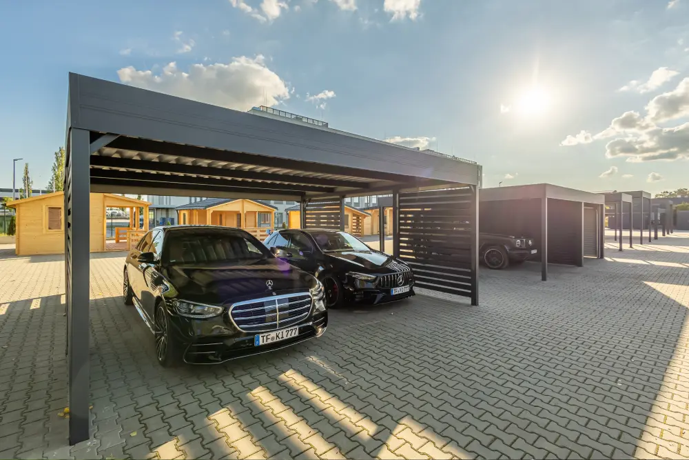 Einzel- & Doppelcarports nach Maß